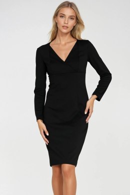 Sukienka z kopertowym dekoltem