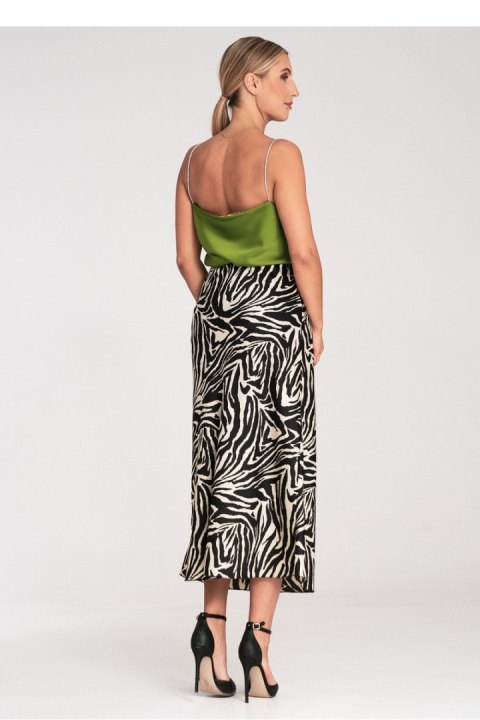 Spódnica Midi Satynowa