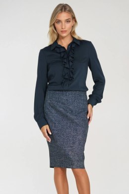 Spódnica Ołówkowa Spódnica Z Dekoracyjnym Zamkiem