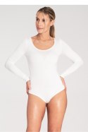 Body Z Długim Rękawem Białe
