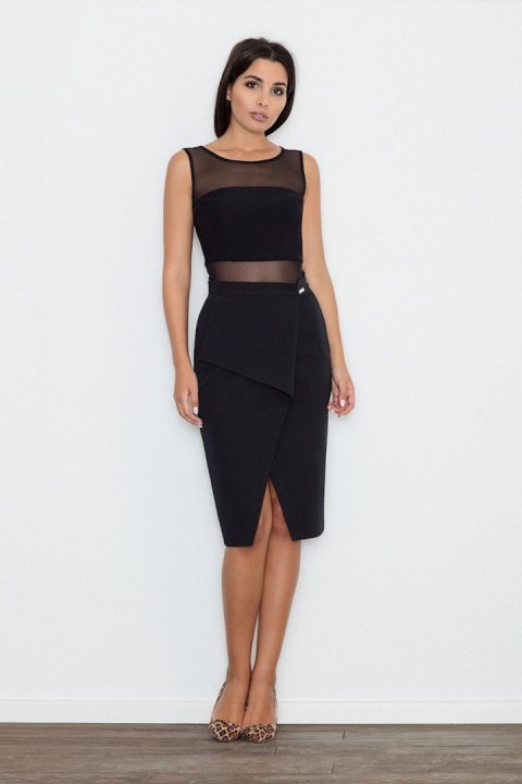 Ołówkowa Spódnica Czarna