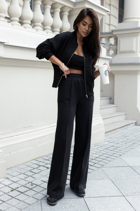 Dwuczęściowy komplet dresowy czarny