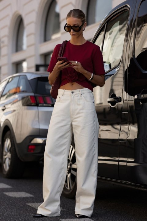 Bluzka Damska Z Krótkim Rękawem