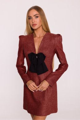 Sukienka z tkaniny tweedowej