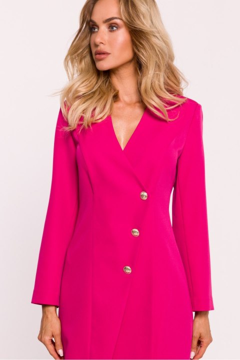 Sukienka żakietowa z kołnierzem