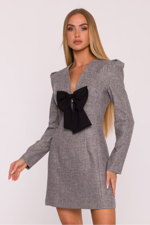 Sukienka z tkaniny tweedowej