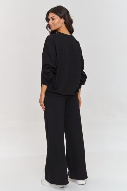 Oversize komplet dresowy czarny