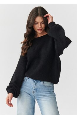 Elegancki, komfortowy sweter czarny