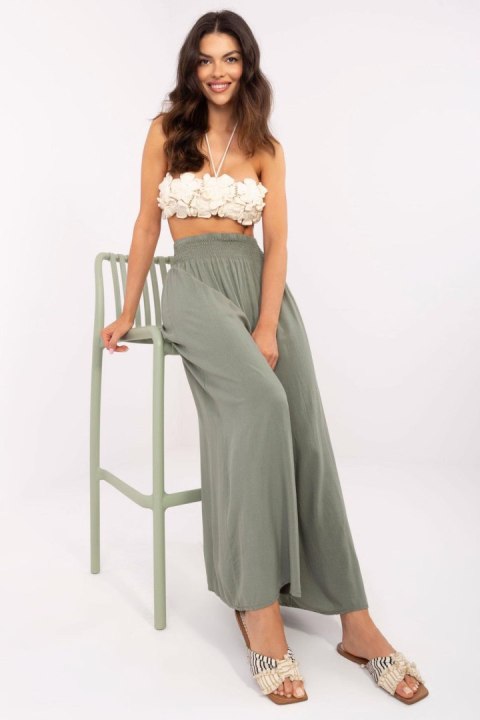 Spodnie Materiałowe Typu Szwedy Khaki