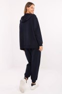 Komplet dresowy damski w stylu casual granatowy