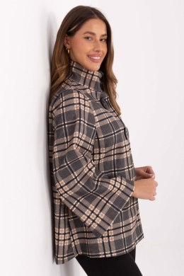 Płaszcz Damski W Kratę