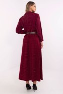 Elegancka Długa Spódnica Maxi Bordo