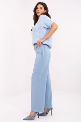 Eleganckie Spodnie Damskie Niebieskie