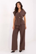 Elegancki komplet damski kamizelka + spodnie