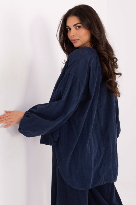 Bluzka Koszulowa Navy