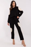 Komplet damski czarny