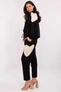 Komplet damski czarny