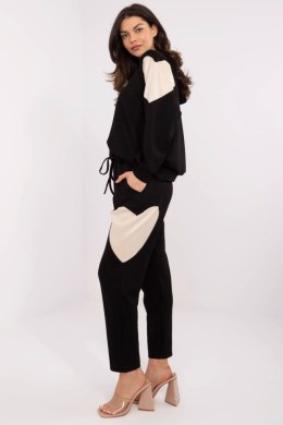 Komplet damski czarny