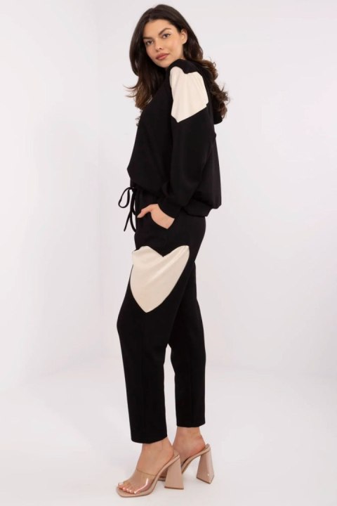 Komplet damski czarny