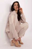 Komplet dresowy damski beżowy