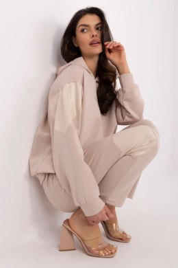 Komplet dresowy damski beżowy