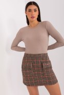 Krótka Spódnica Trapezowa