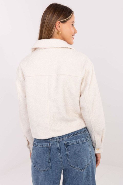 Casualowa Kurtka Damska Ecru