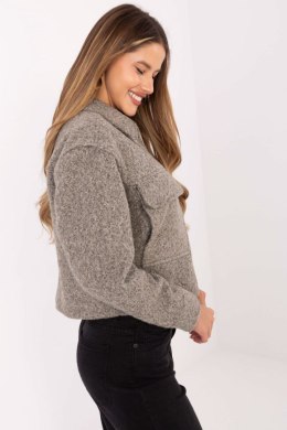 Casualowa Kurtka Damska Szara