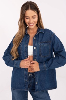 Casualowa Kurtka Damska Ciemny Niebieski