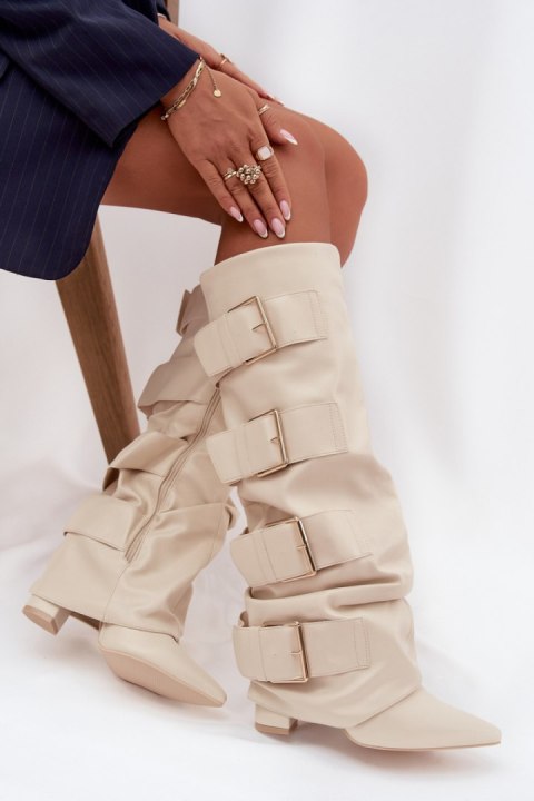 Kozaki Isavelle Light Beige