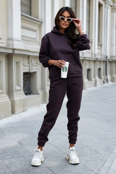 Czekoladowy Komplet Dresowy Zoey