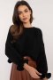 Stylowy damski sweter o casualowym charakterze czarny