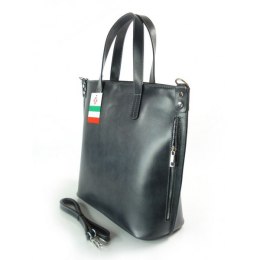 SZARA - GRAFIT WŁOSKA DUŻA TORBA SHOPPER BAG A4 SB546G2