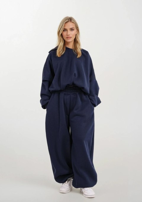 Komplet dresowy szerokie dresy + bluza L-XL albo S-M