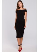 K001 Dzianinowa sukienka midi