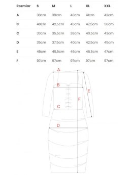 K006 Sukienka z marszczeniami