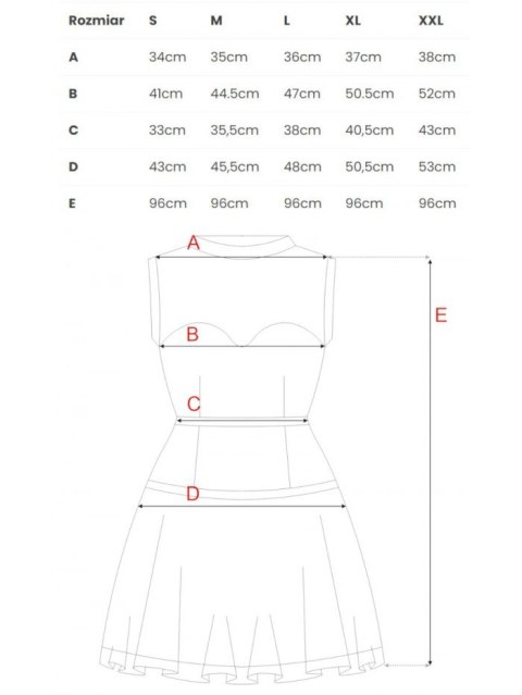 K030 Rozkloszowana sukienka w groszki