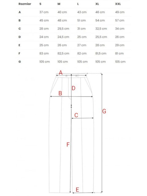 Spodnie z Prostymi Nogawkami