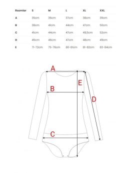 Welurowe Body Z Długimi Rękawami
