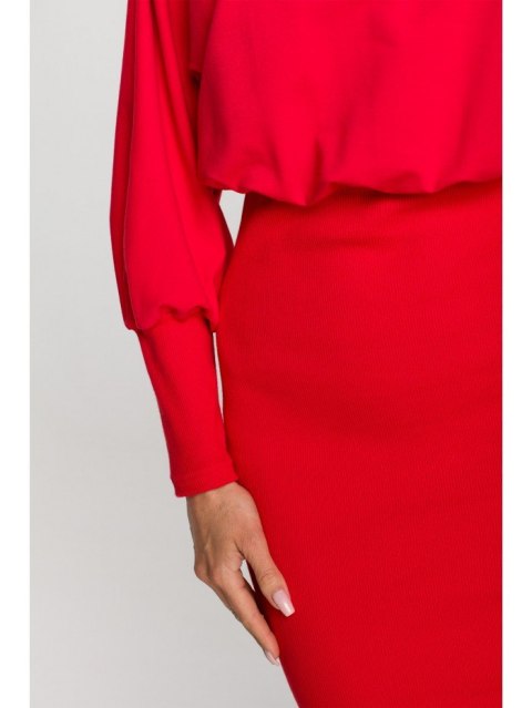 Sukienka z dołem ze ściągacza