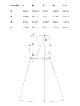 Sukienka bez rękawów z rozkloszowanym dołem
