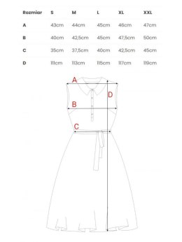 Sukienka bawełniana z rozkloszowanym dołem