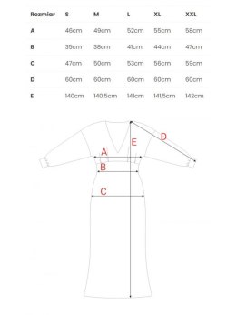 Sukienka rybka z kimonową górą
