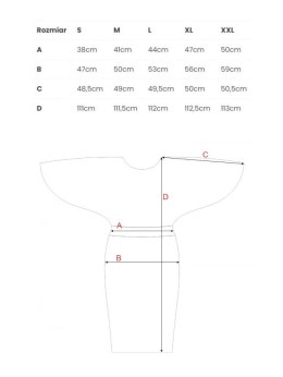 Sukienka ołówkowa z szerokimi rękawami