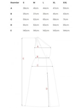 Suknia z wycięciem w dekolcie