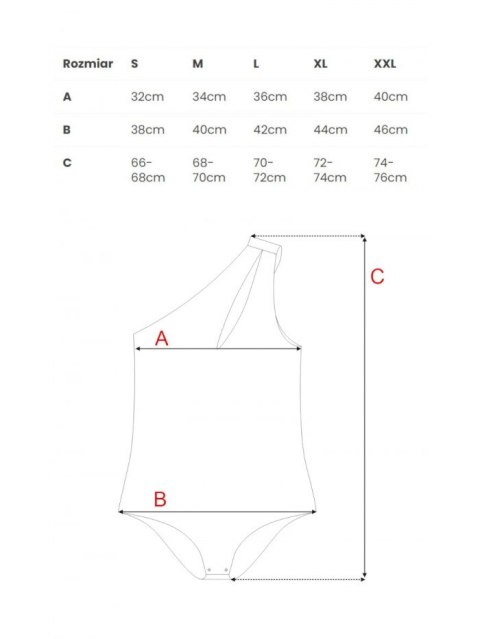 Body Z Wycięciem Czarne