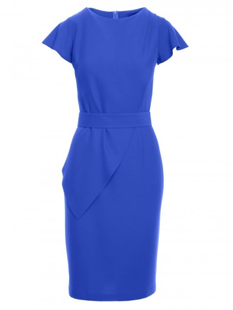 S336 Sukienka ołówkowa z paskiem