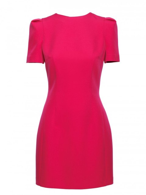 Sukienka mini z ozdobnymi rękawkami