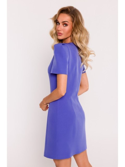 Sukienka mini z ozdobnymi rękawkami