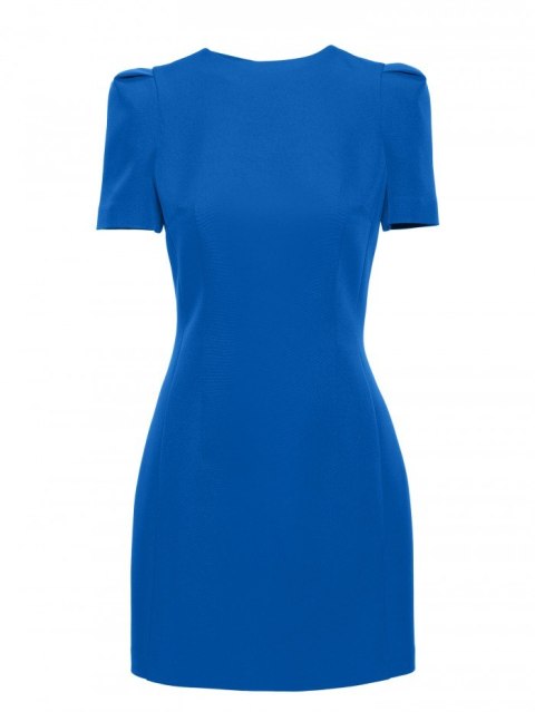 Sukienka mini z ozdobnymi rękawkami